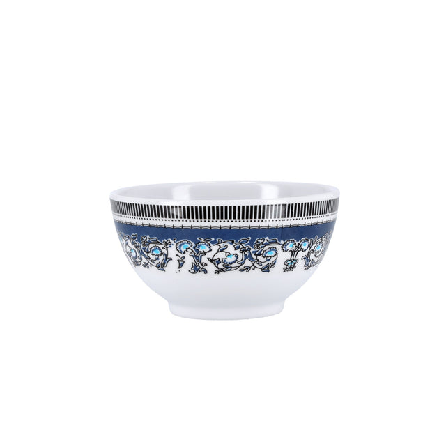 Royalford Periwinkle 3.5 inch Melamineware Rice Bowl- RF2437BL | Serving Bowl, Portable, Lightweight Bowl Breakfast Serving Bowl | Freezer Safe | Ideal for Rice, Pasta, Deserts, Ice-cream & More