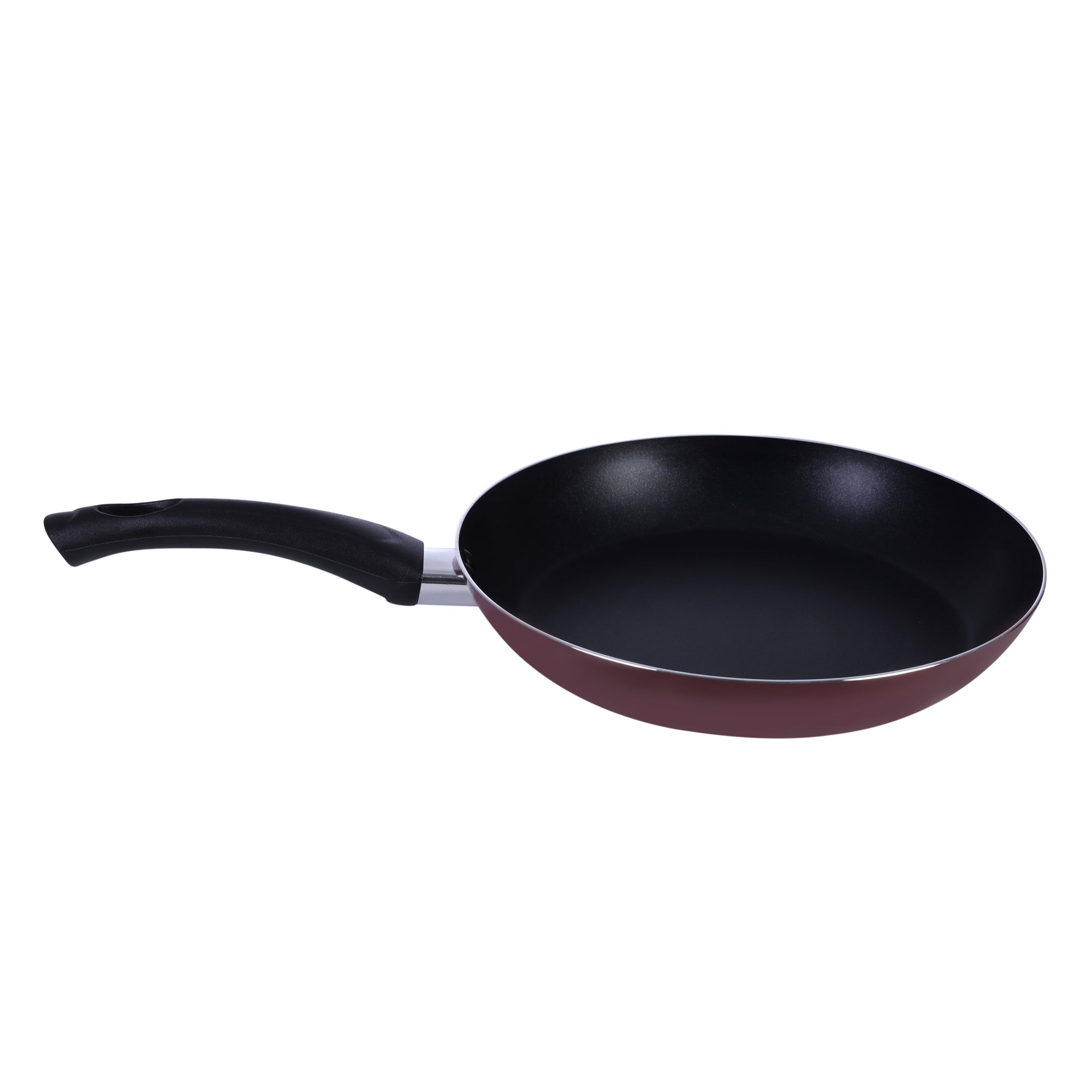 28CM Aluminium Non-Stick Fry Pan with Glass Lid – Deep Saute Pan for Gas Hob Cooking, Durable Granite Coating, Ergonomic Cool-Touch Handle, Ideal for Frying, Sautéing & Stir-Frying – Black Black 28 cmcm