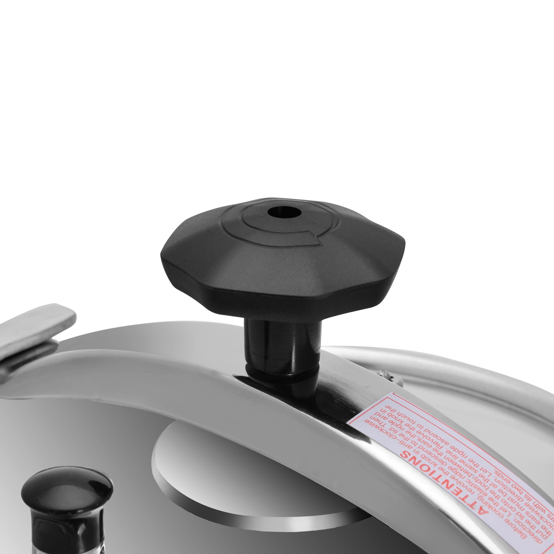 Pressure Cooker Silver/Black 7Liters