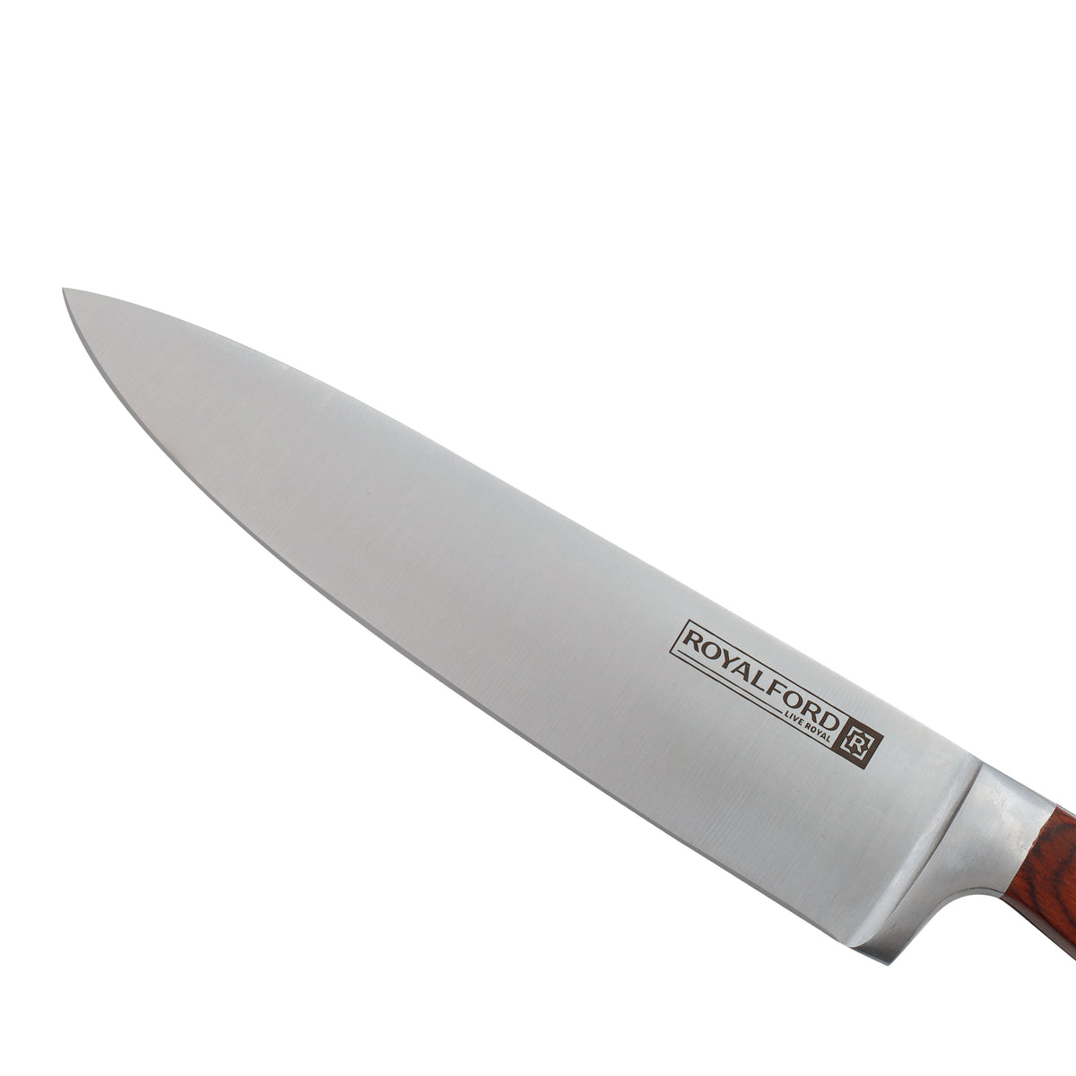 Royalford RF4110 8 Inch Utility Knife | Ultra-Sharp Stainless Steel Kitchen Knife with Ergonomic Handle | Multipurpose Chef Knife for Meat, Vegetables & Fruits