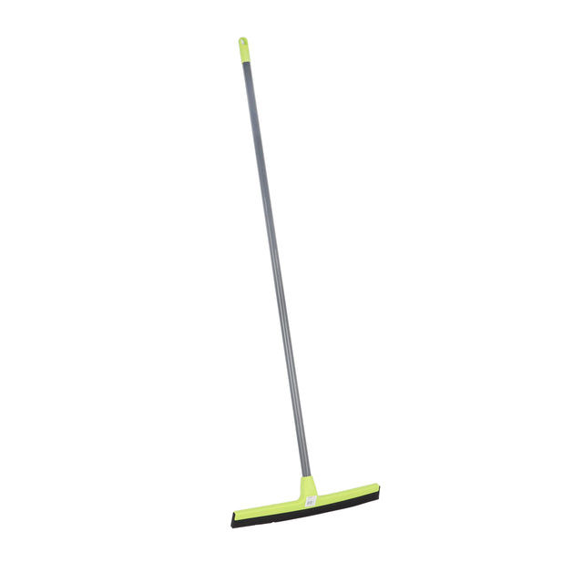 Heavy-Duty Floor Wiper with Long Handle – Green & Grey | Water Wiper for Tile, Marble, and Wet Floors – Streak-Free Cleaning Tool