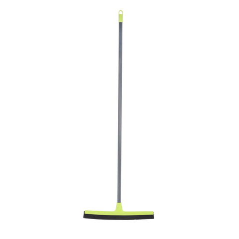 Heavy-Duty Floor Wiper with Long Handle – Green & Grey | Water Wiper for Tile, Marble, and Wet Floors – Streak-Free Cleaning Tool