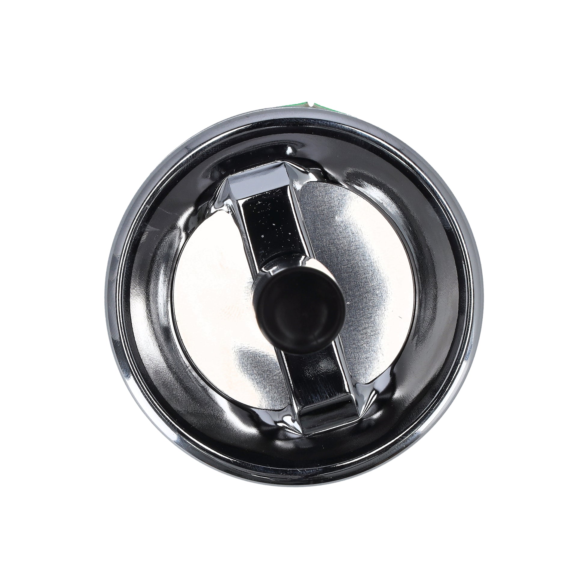 Stainless Steel Ashtray Silver/Green/Black 6.7x6.7x11.6cm