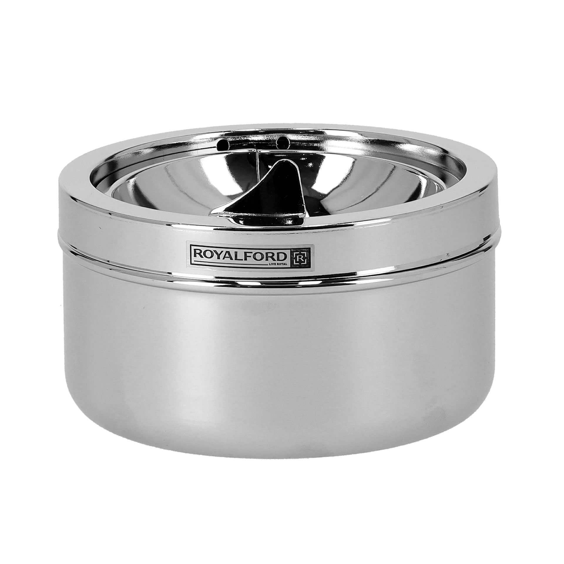 Metal Ash Tray Silver