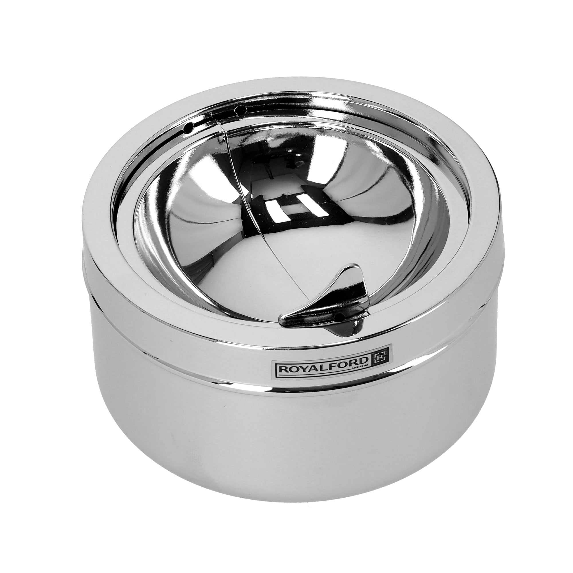 Metal Ash Tray Silver