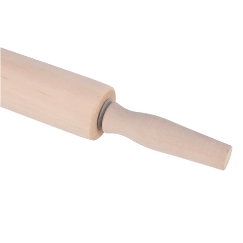 Wooden Rolling Pin Durable And Light Weight 100% Natural Wood 45x 45CM Beige 45x4.3cm