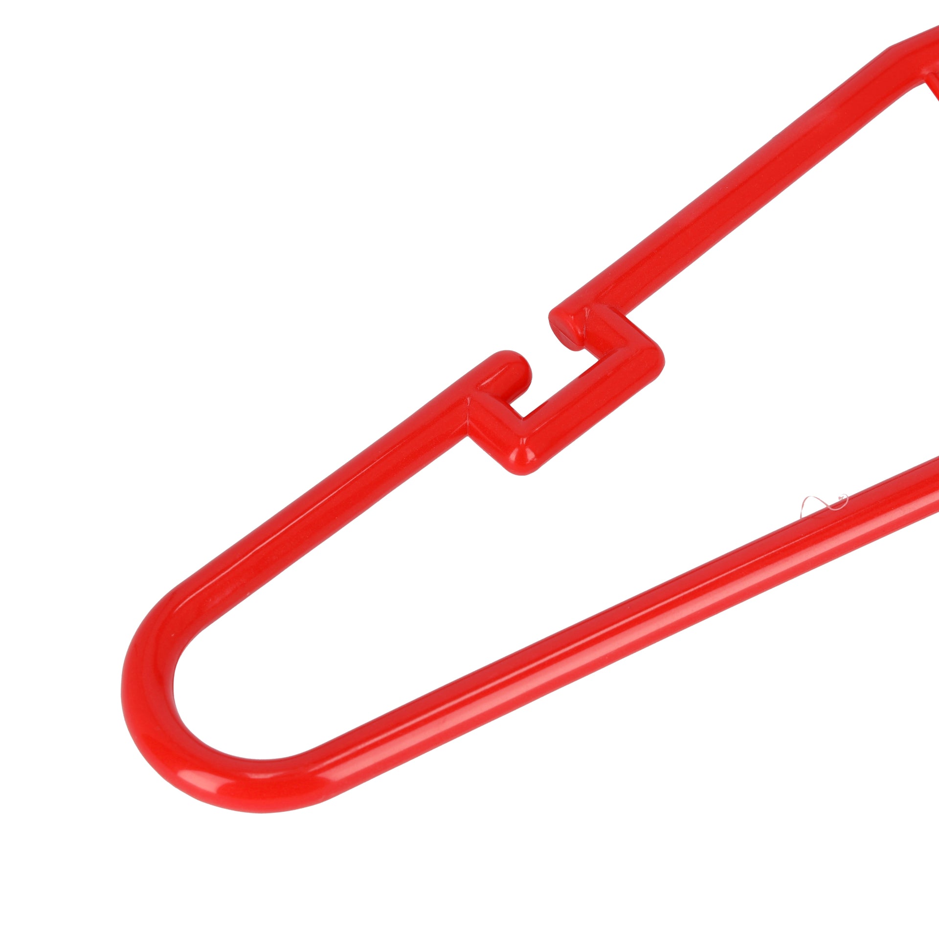 5-Piece Plastic Hanger Red 42cm