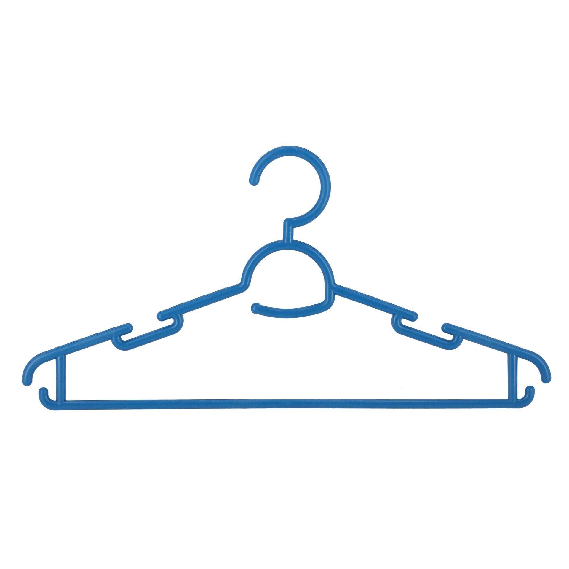 Royalford RF5428N Plastic Clothes Hanger - Yellow, 5 Pieces, One Size