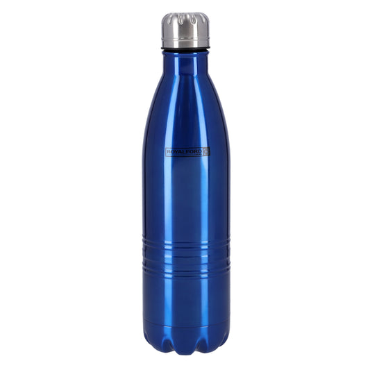 Stainless Steel Vacuum Bottle Blue/Silver 750ml