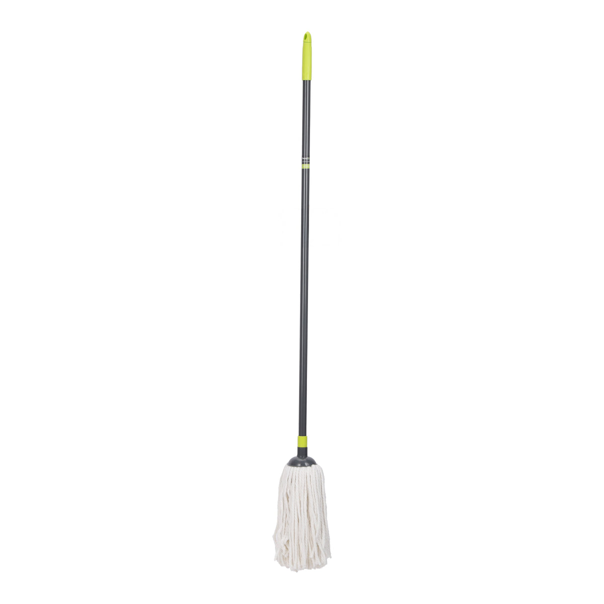 Cotton String Mop with Long Handle – Green & Grey | Heavy-Duty Floor Cleaning Mop for Home, Office & Commercial Use