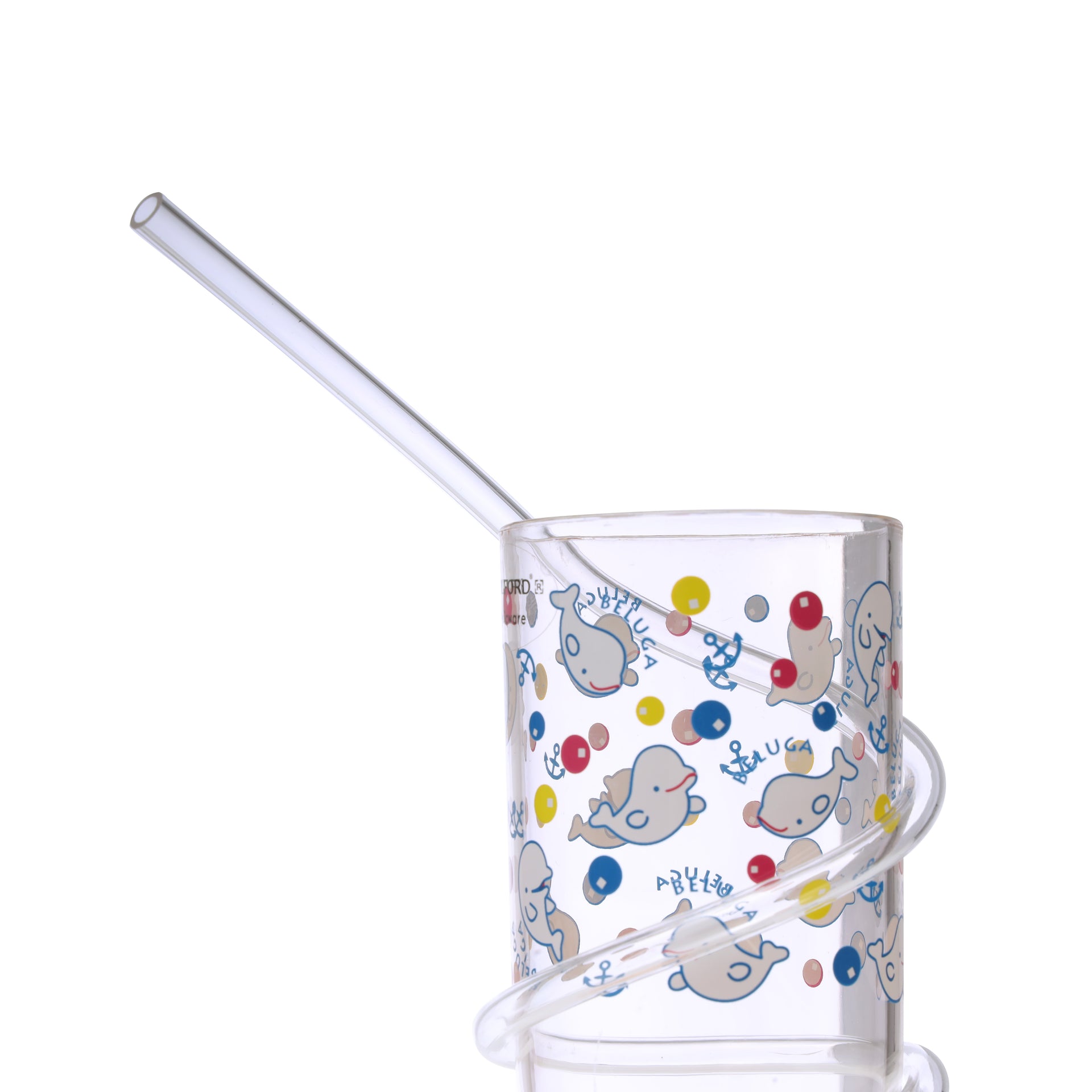 Straw Glass Clear/Orange