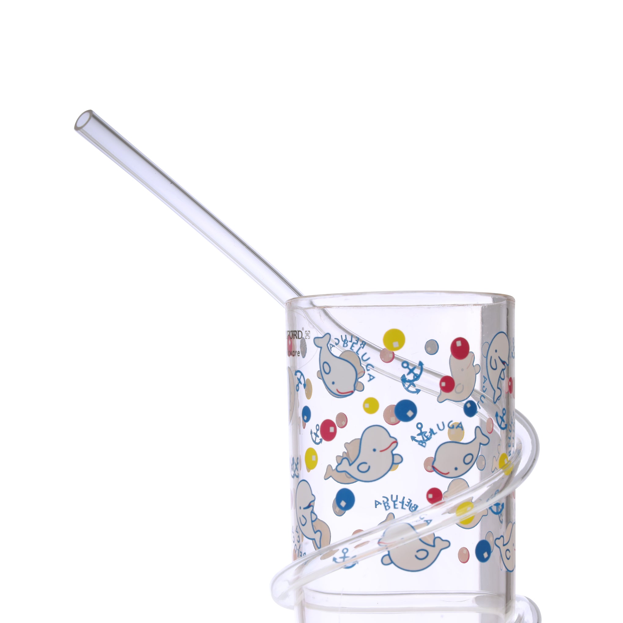 Straw Glass Clear/Orange