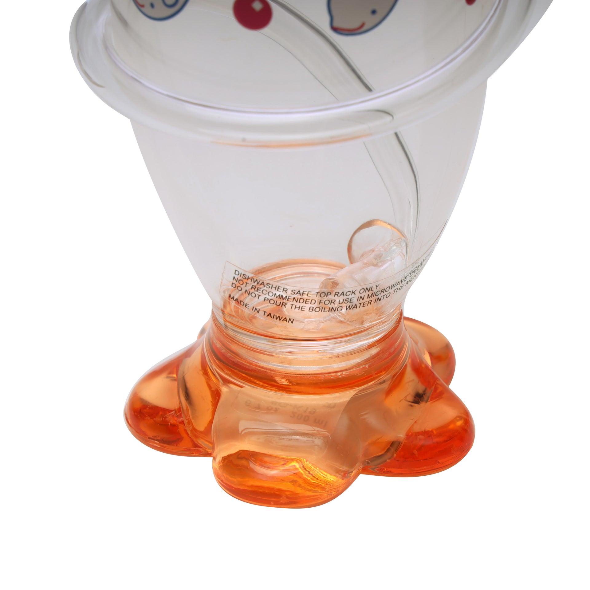 Straw Glass Clear/Orange