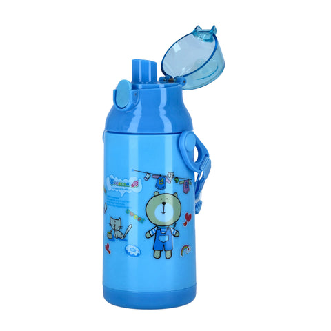 Carton Printed Water Bottle Blue/Pink/Yellow - Assorted