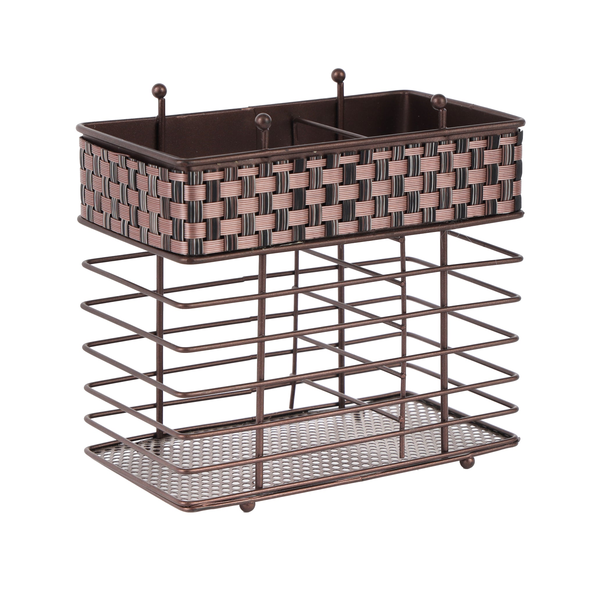Royalford Metal Knives Holder - Bronze Bronze