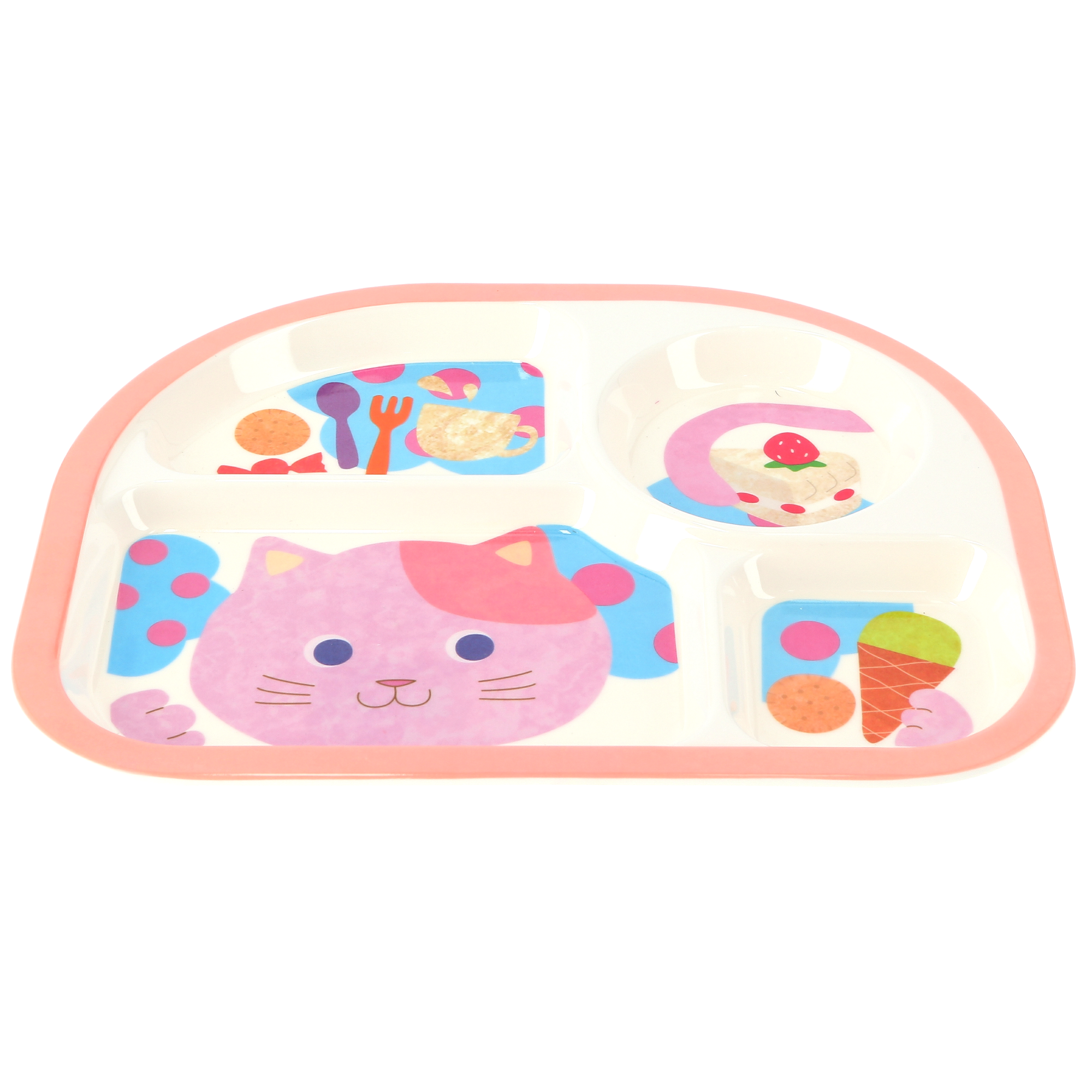 100% Melamine Baby Plate Multicolor
