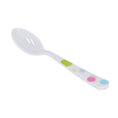 Royalford Melamine Ware Table Spoon - Plain Pattern Cutlery, Long Grip Handle, Polished, used for having Sweet, Snacks, Rice, Desserts and more | Perfect for Home, Hotel & More