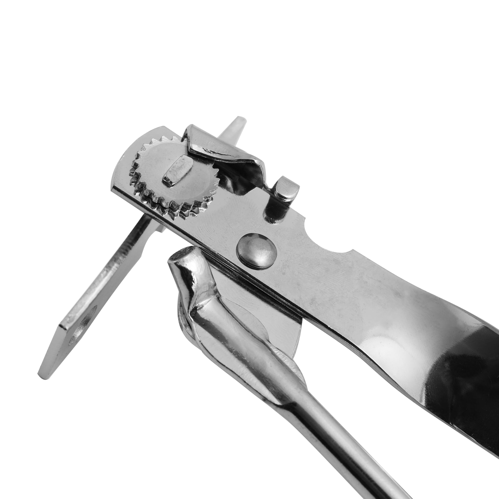 Can Opener Chrome Plated Carbon Steel 15.6X6 Cm Silver