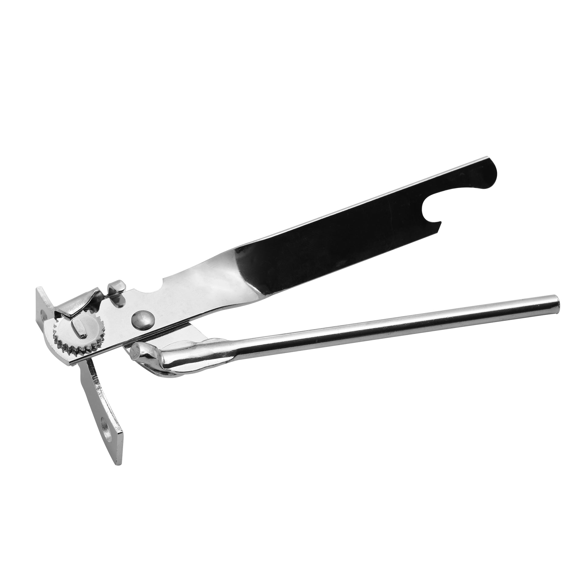 Can Opener Chrome Plated Carbon Steel 15.6X6 Cm Silver
