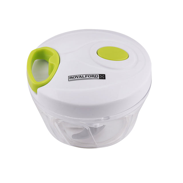 Manual Food Chopper | Hand Pull Vegetable Chopper with 3 Stainless Steel Blades | Multi-Purpose Onion, Garlic, Fruit, Nut & Meat Chopper