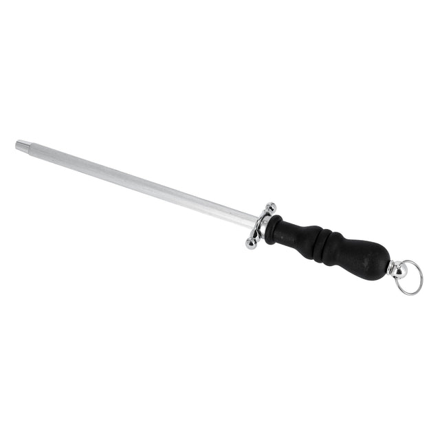 Royalford RF7832 9" Knife Sharpening - Portable Stainless Steel Sharpening Rod, Lightweight & Highly Durable | Ideal for Professional Chefs and Home Cooks | Professional Chef Knife Sharpening Rod