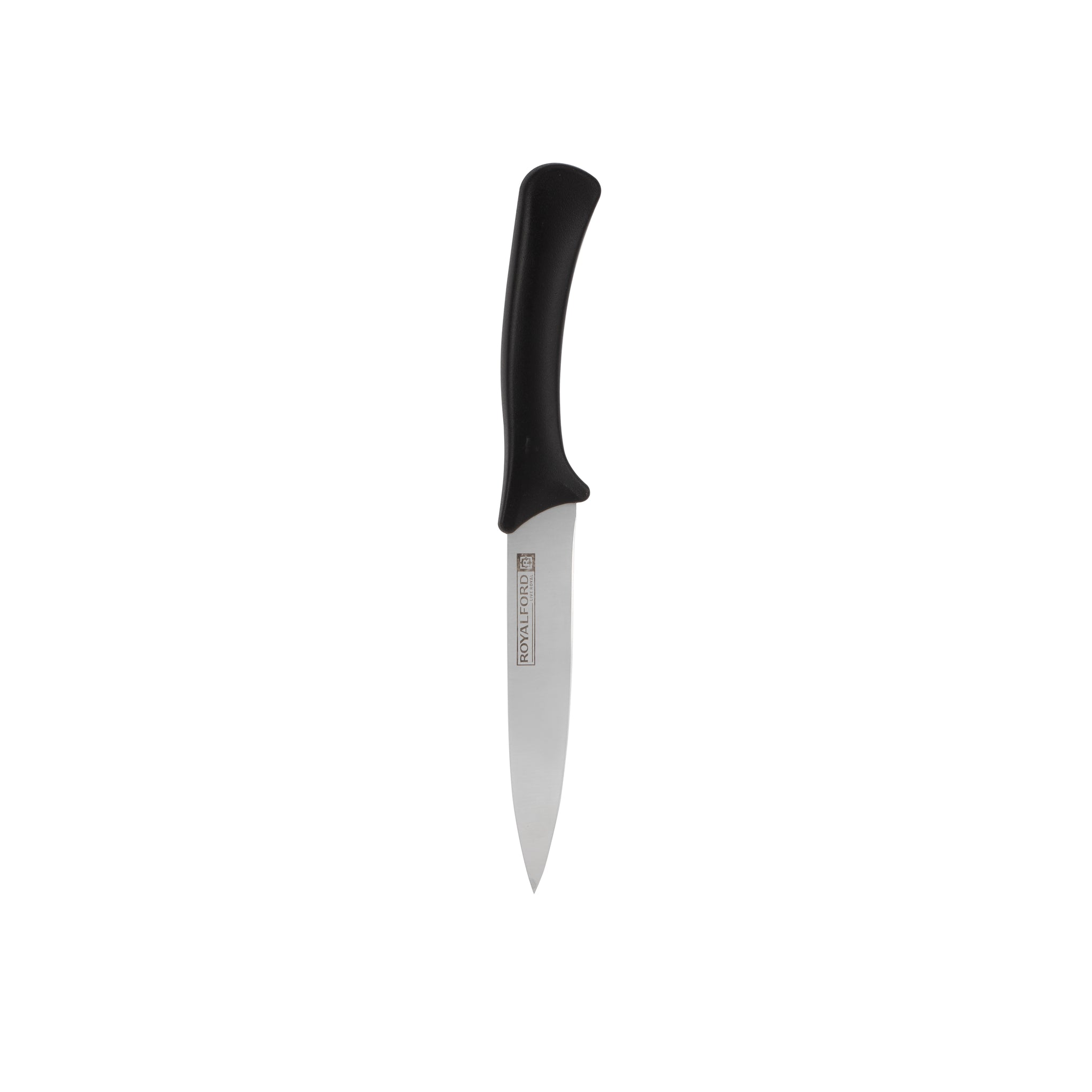 2-Piece Utlity Knife Set Silver Black 26cm