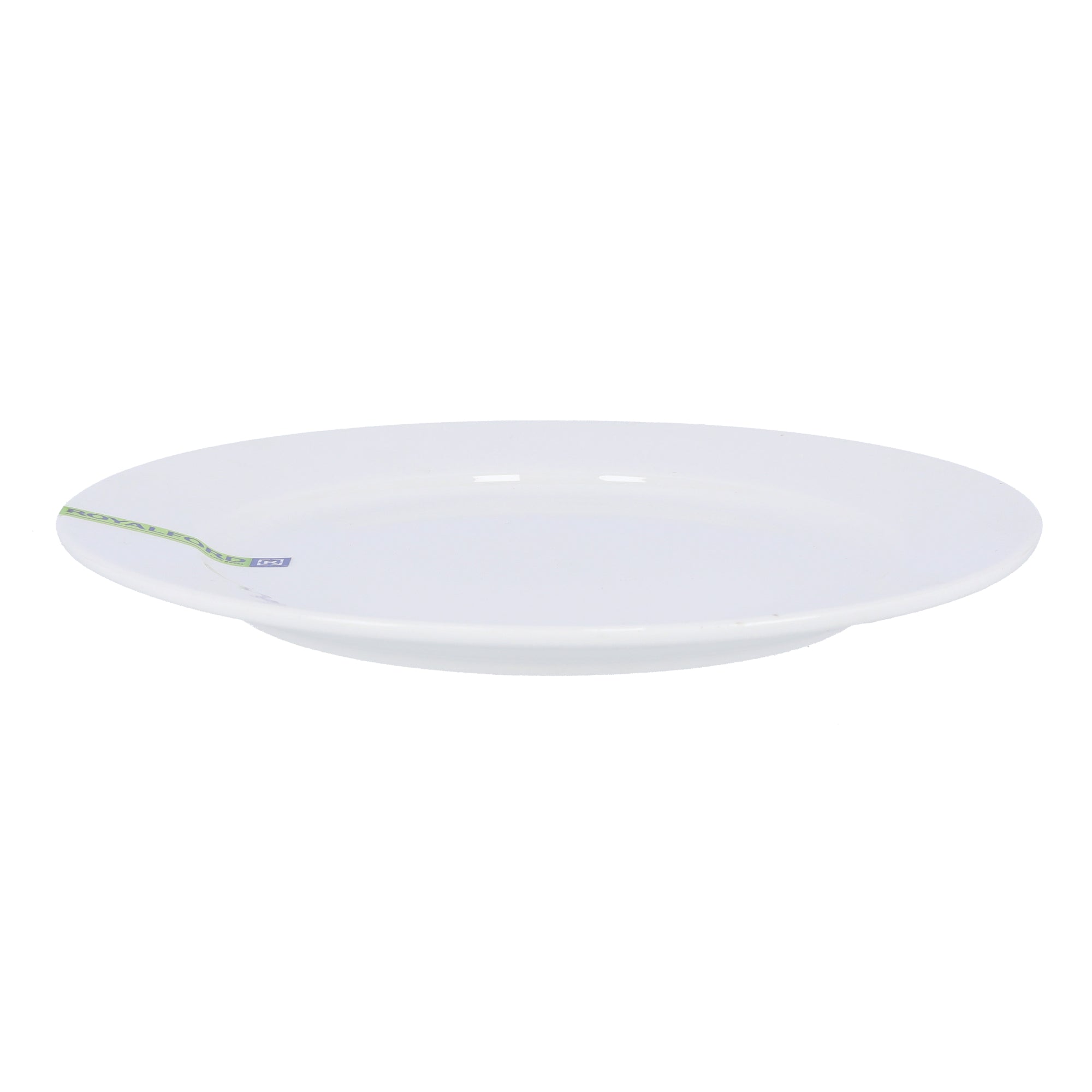Porcelain Magnesia Flat Plate White 6inch