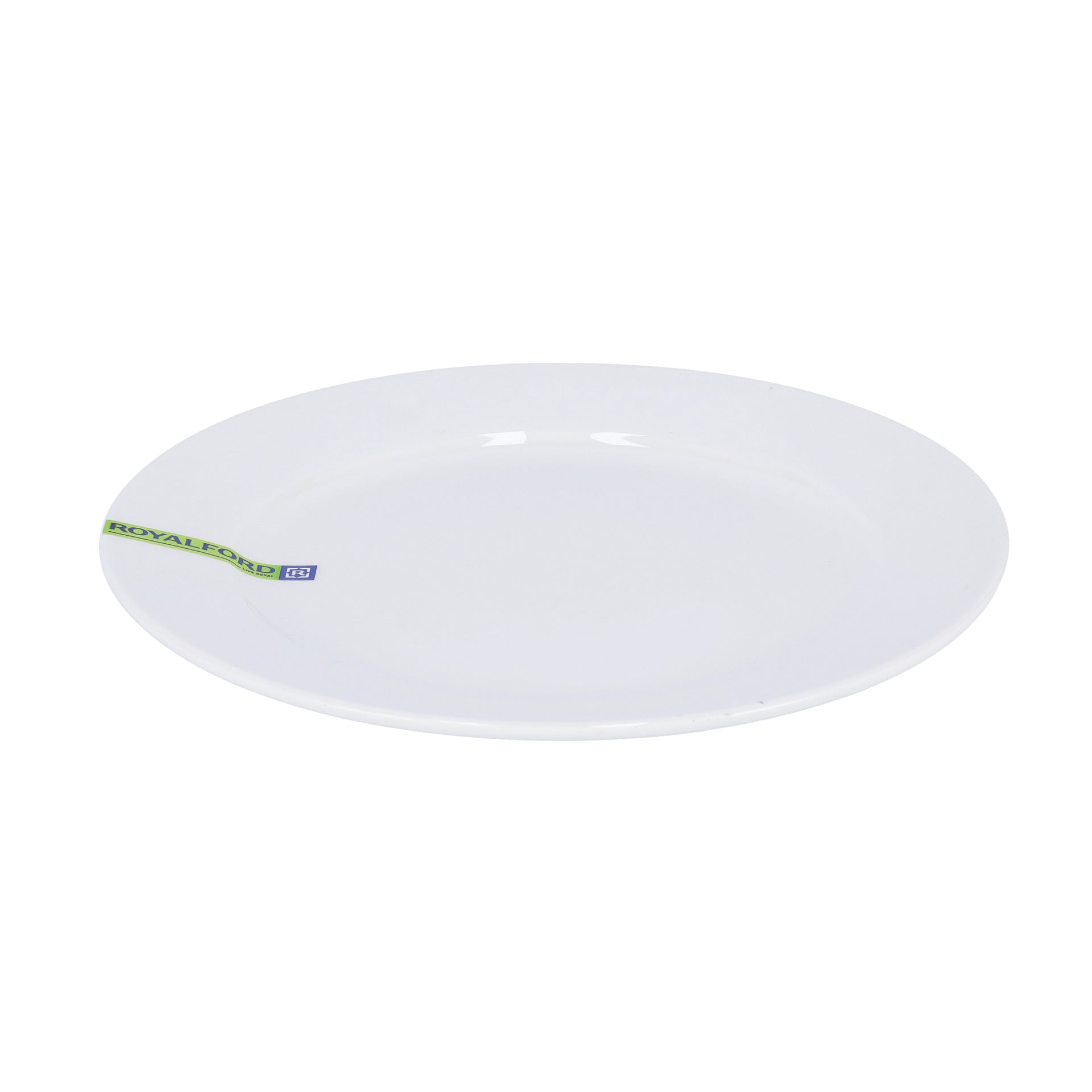 Porcelain Magnesia Flat Plate White 6inch