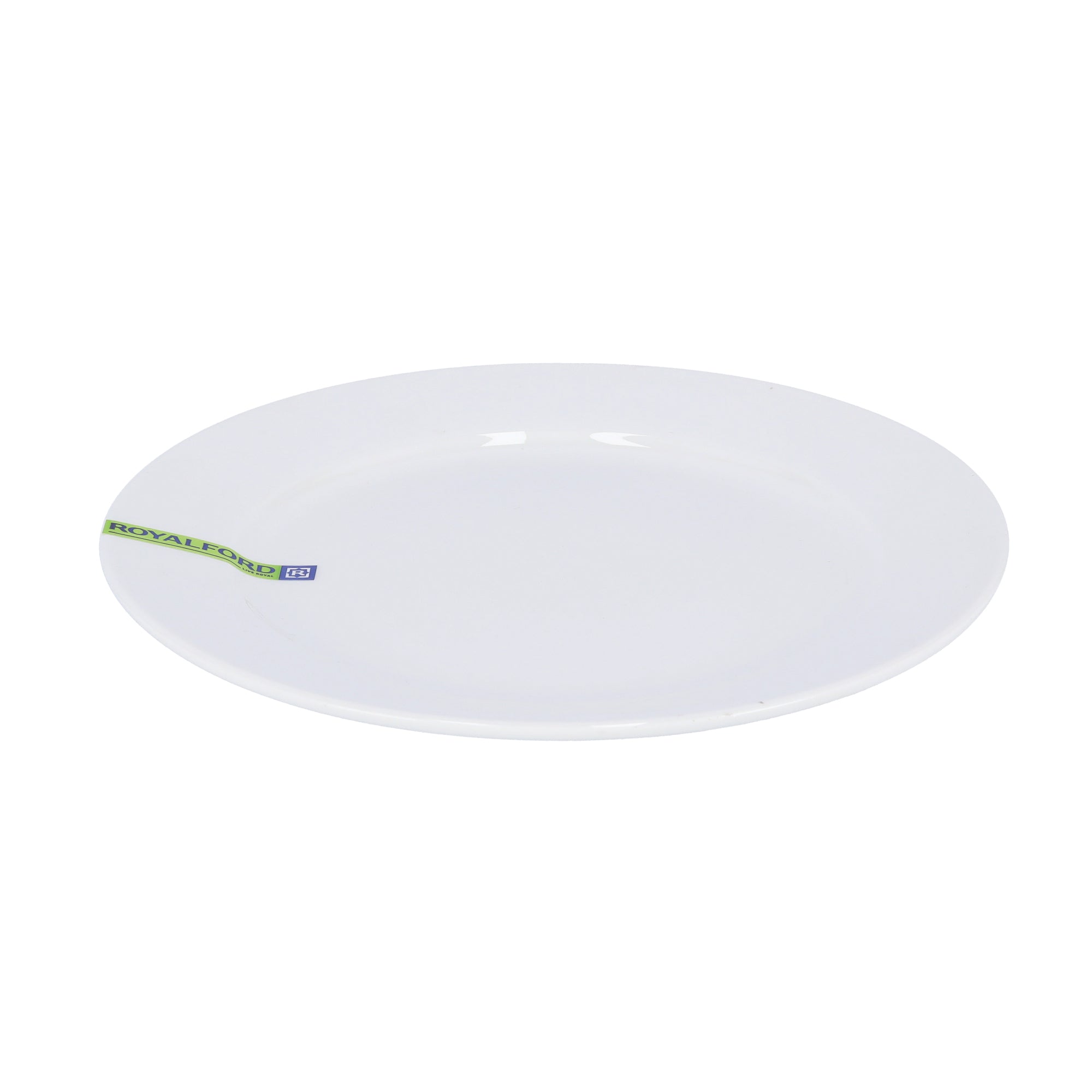 Porcelain Magnesia Flat Plate White 6inch