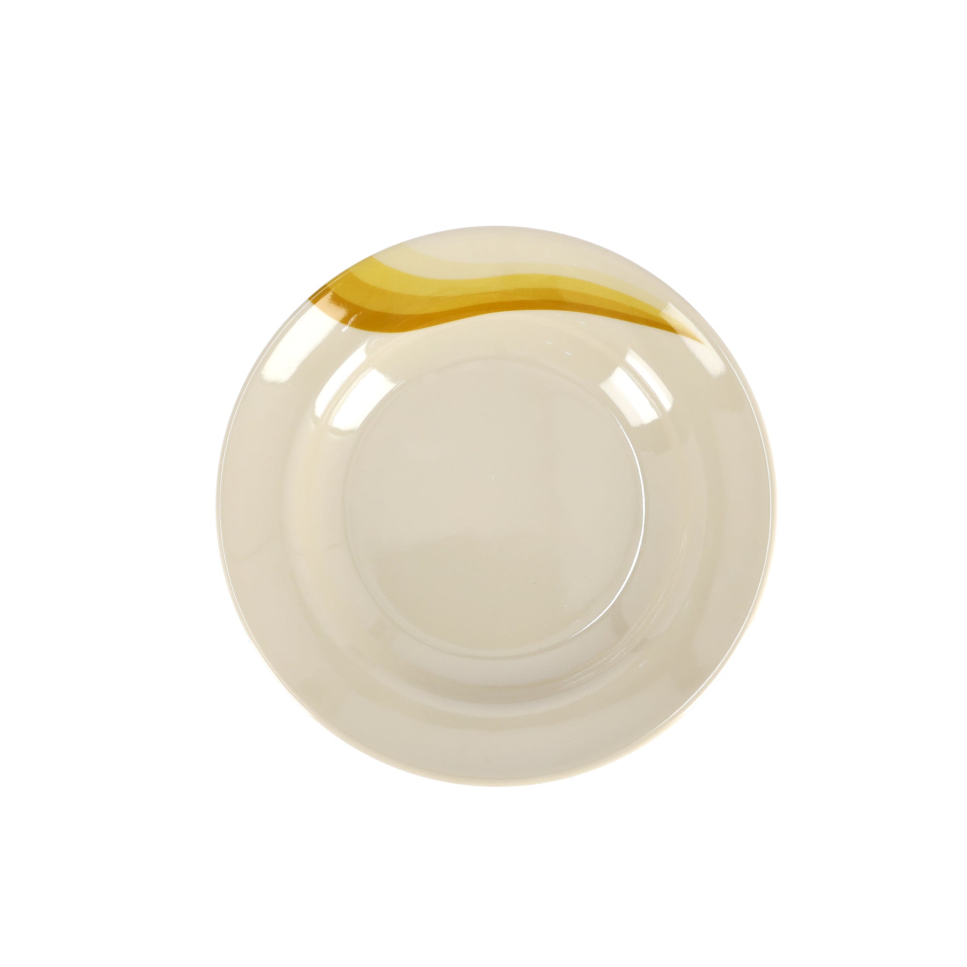 9 Inch Super Rays Deep Plate Multicolor Beige/Orange 9inch