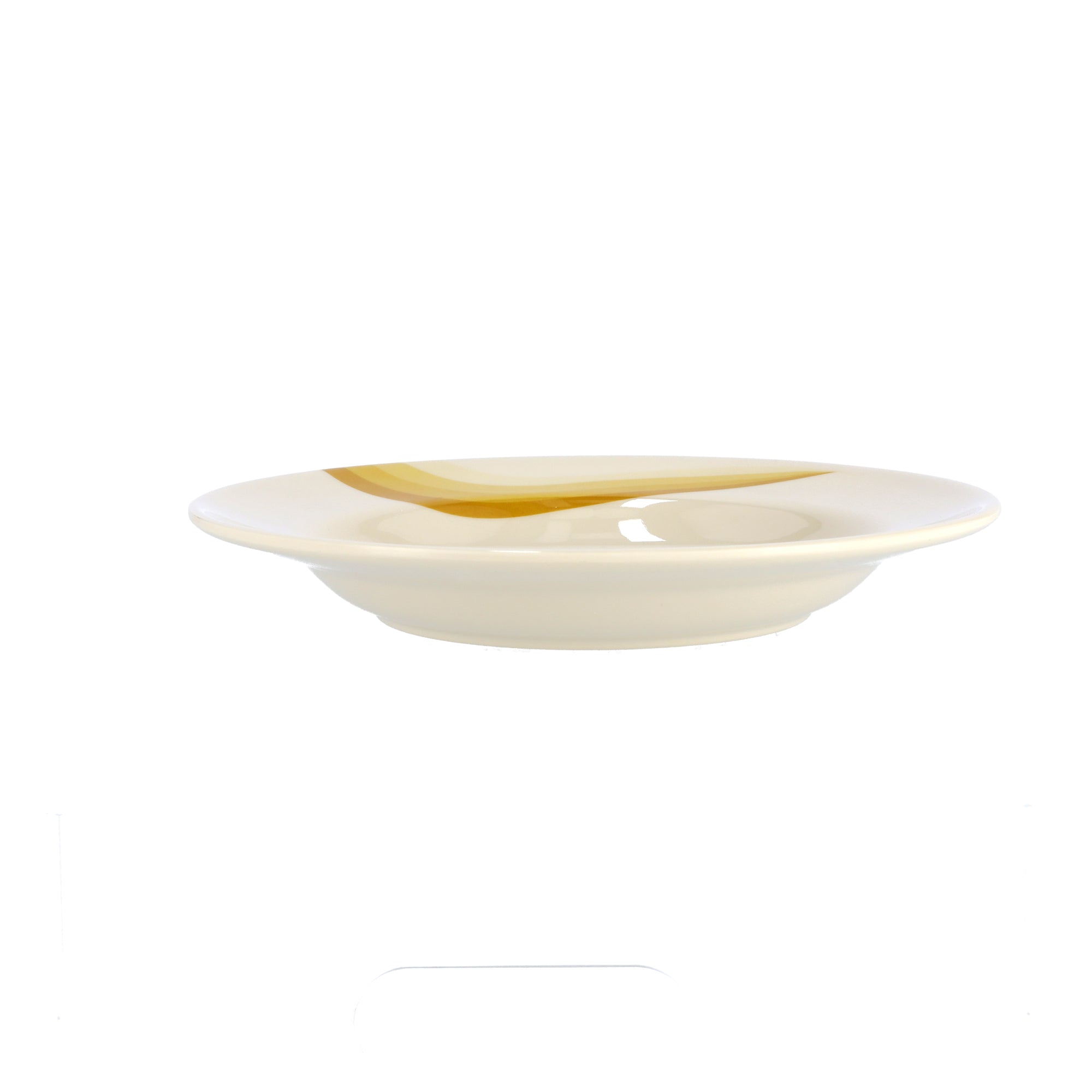 9 Inch Super Rays Deep Plate Multicolor Beige/Orange 9inch