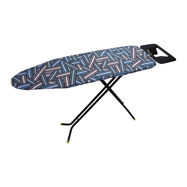 Ironing Board, 100% Cotton Cover 8Mm Foam Pad, 110 X 34 Cm Ironing Area, Adjustable Height Upto 83 Cm, Folds Flat For Easy Storage, Sturdy Sleek And Heavy Duty, Multi Color, Assorted Color, 35 X 6 X 140Cm, Made In Turkey Assorted Colour 110x34cm