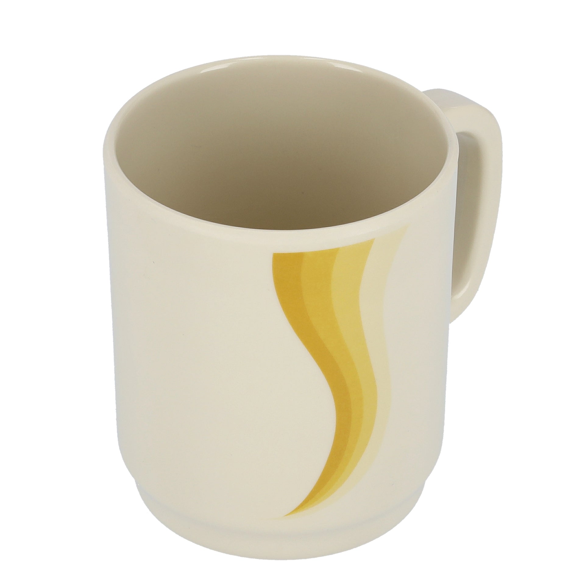 Super Rays Handle Cup White/Yellow