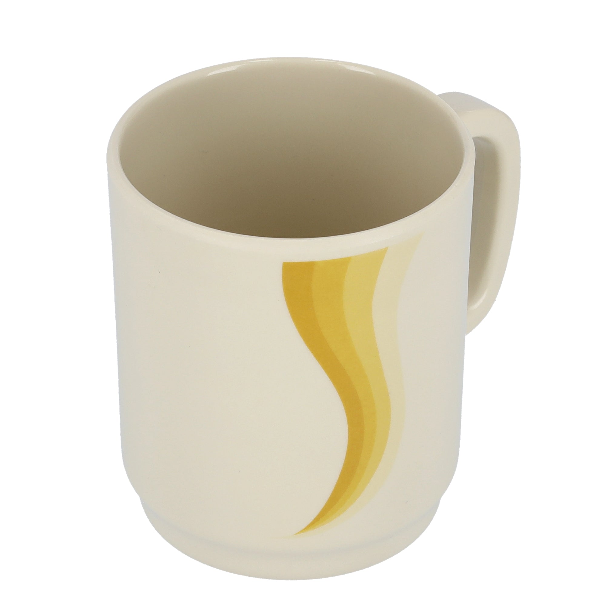Super Rays Handle Cup White/Yellow