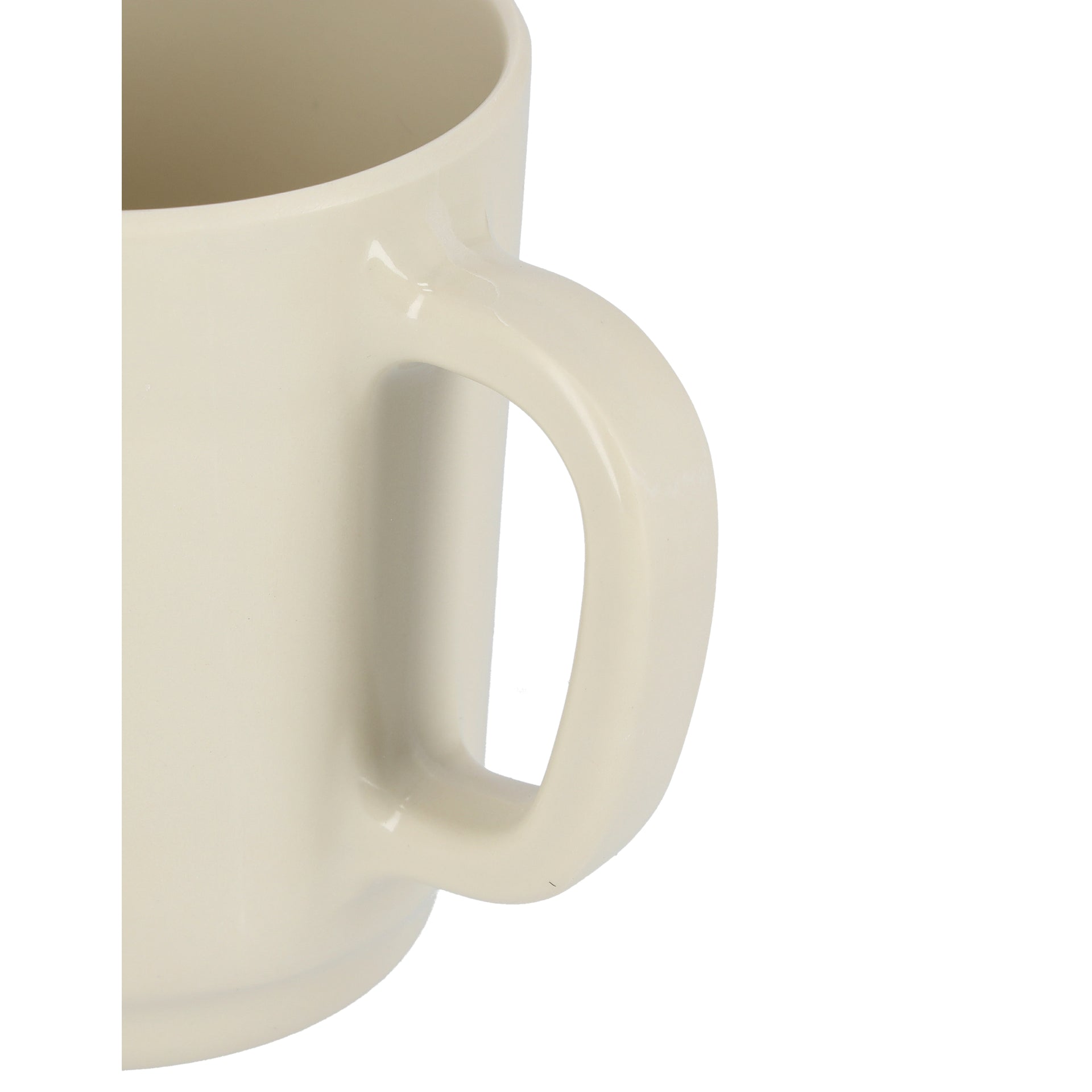Super Rays Handle Cup White/Yellow