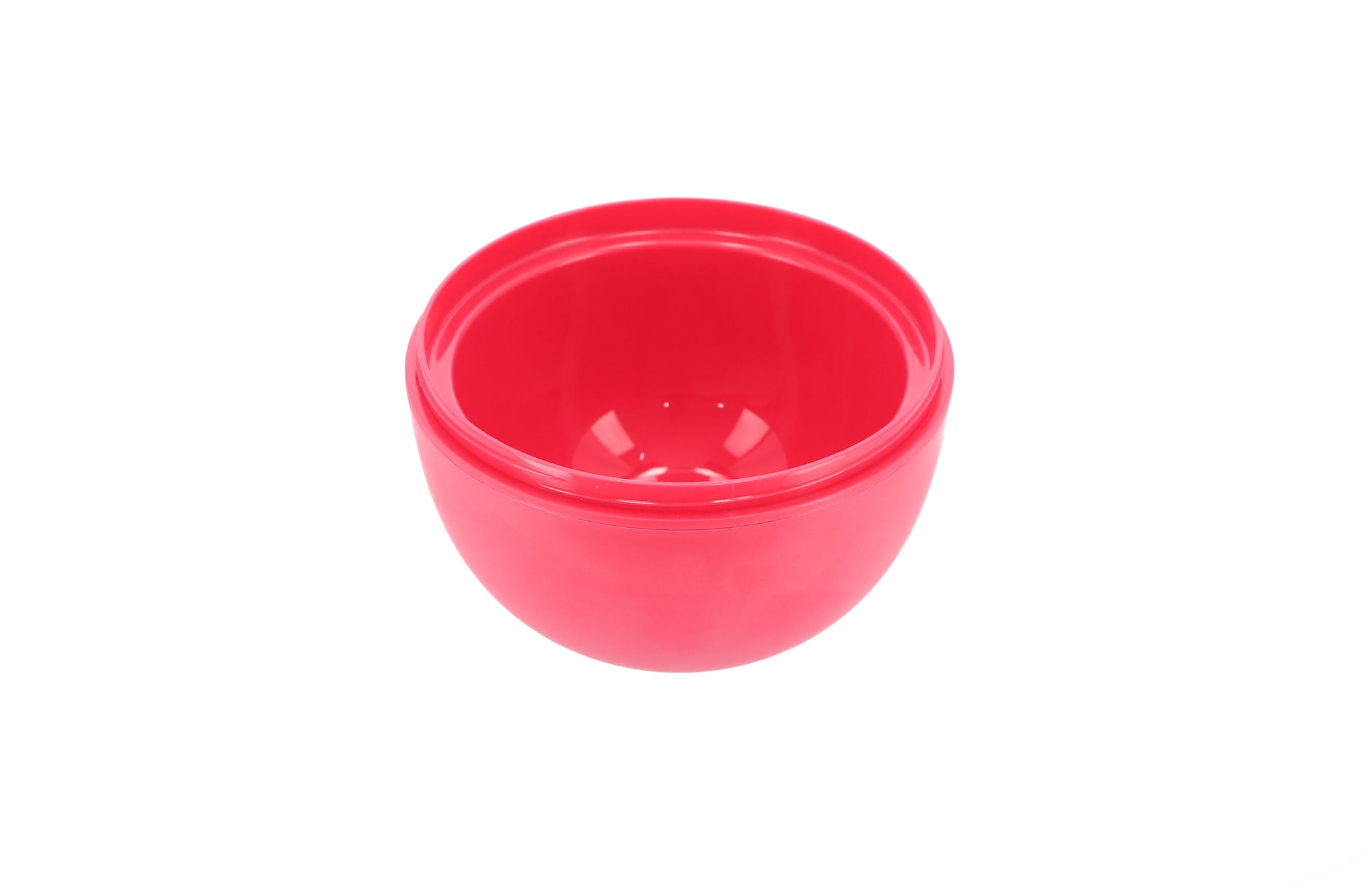 2 Layer Fashionable Round Lunch Box Red/Grey/Pink 14.8x12.1cm