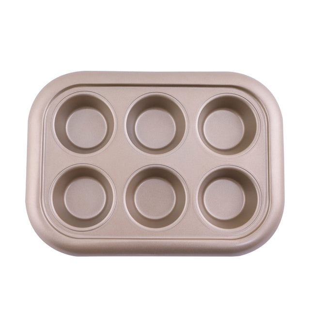 6-Cup Muffin Pan Rose Gold