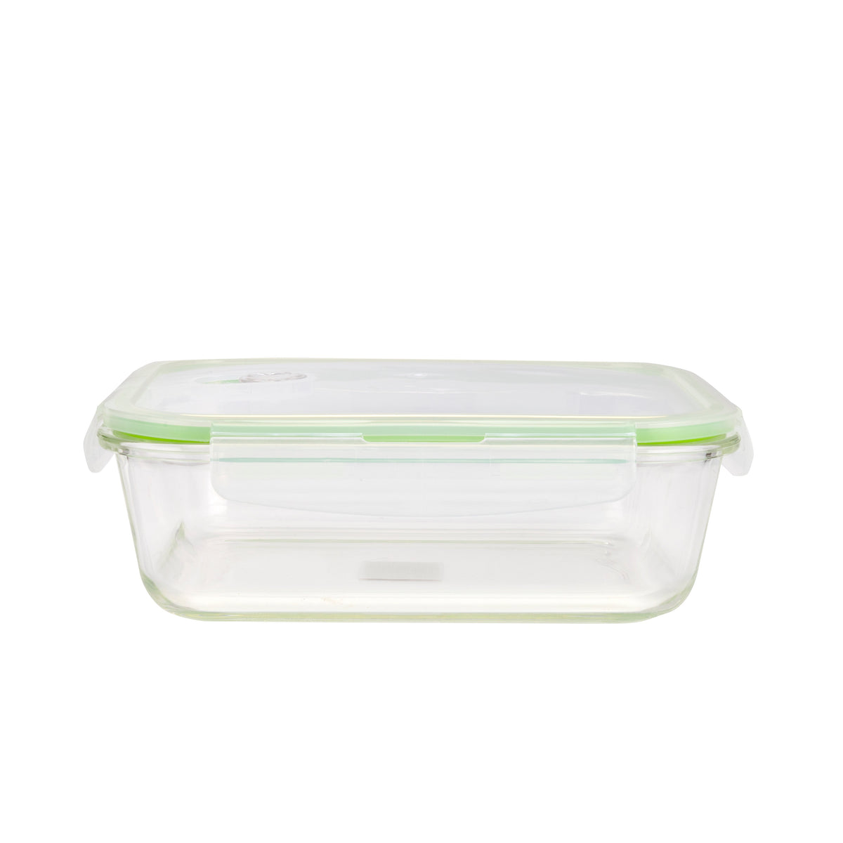 BRS Rectangle Glass Airtight Container Multicolour - Assorted Colour 370ml