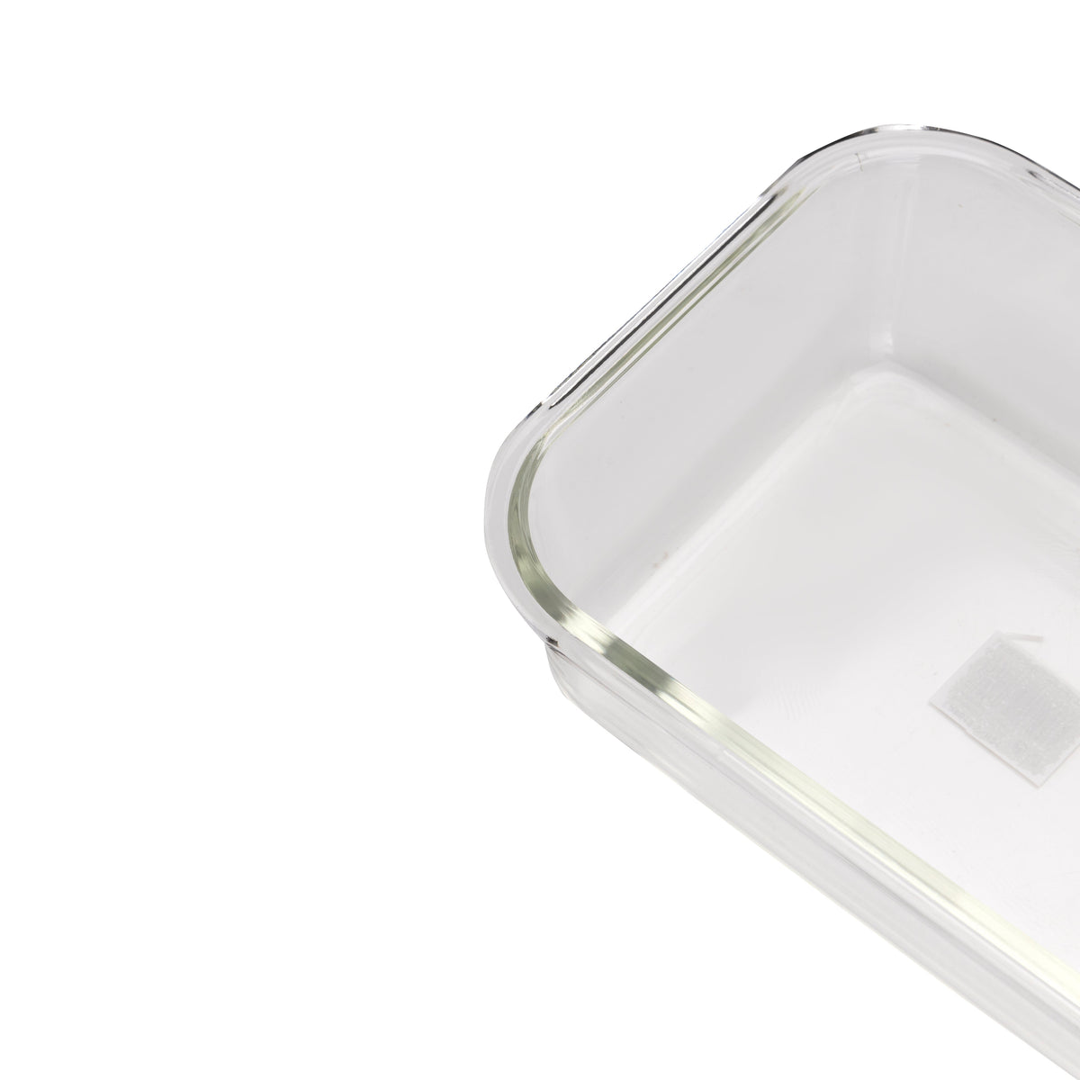 BRS Rectangle Glass Airtight Container Multicolour - Assorted Colour 370ml
