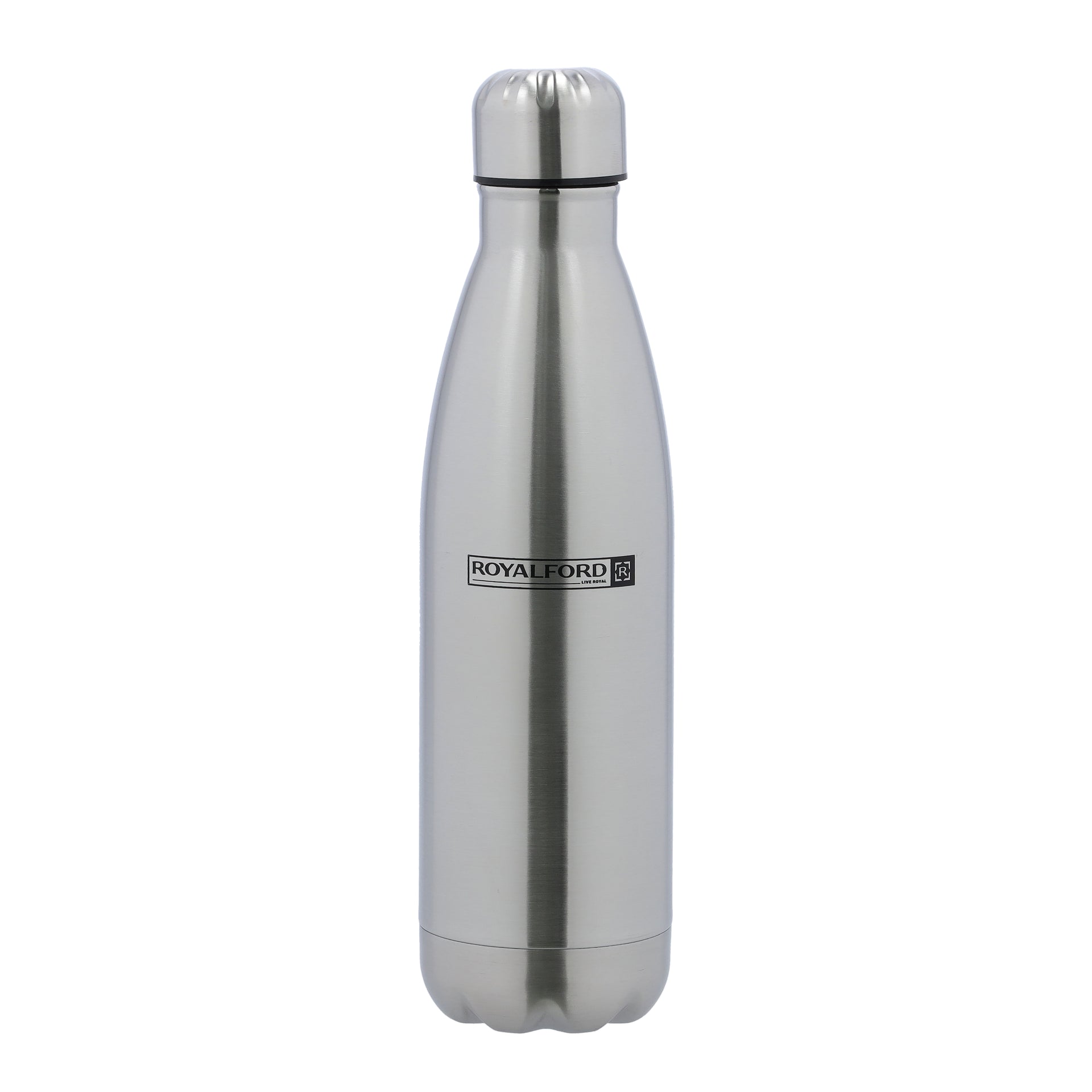 Double Wall Stainless Steel Water Bottle Silver 750ml