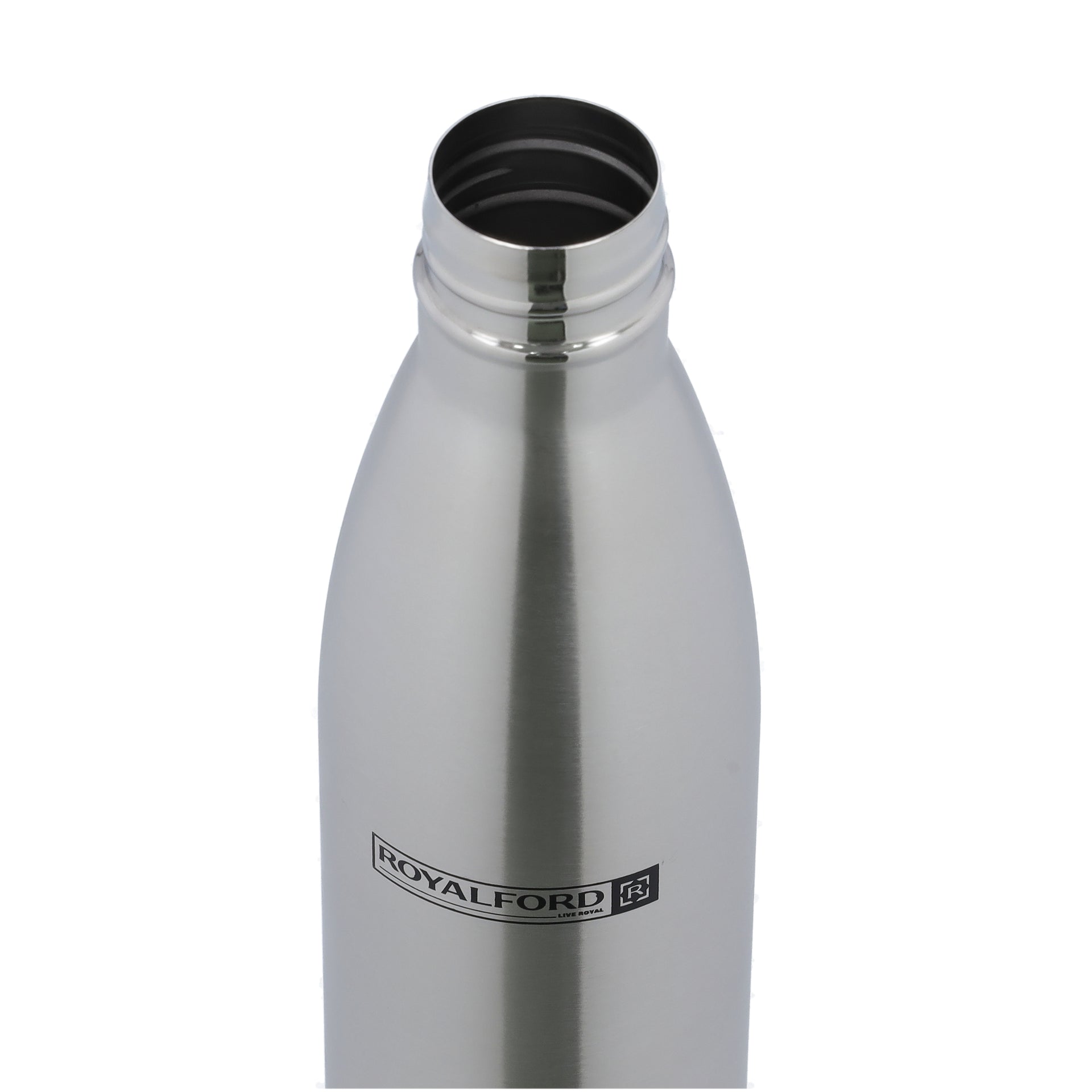 Double Wall Stainless Steel Water Bottle Silver 750ml