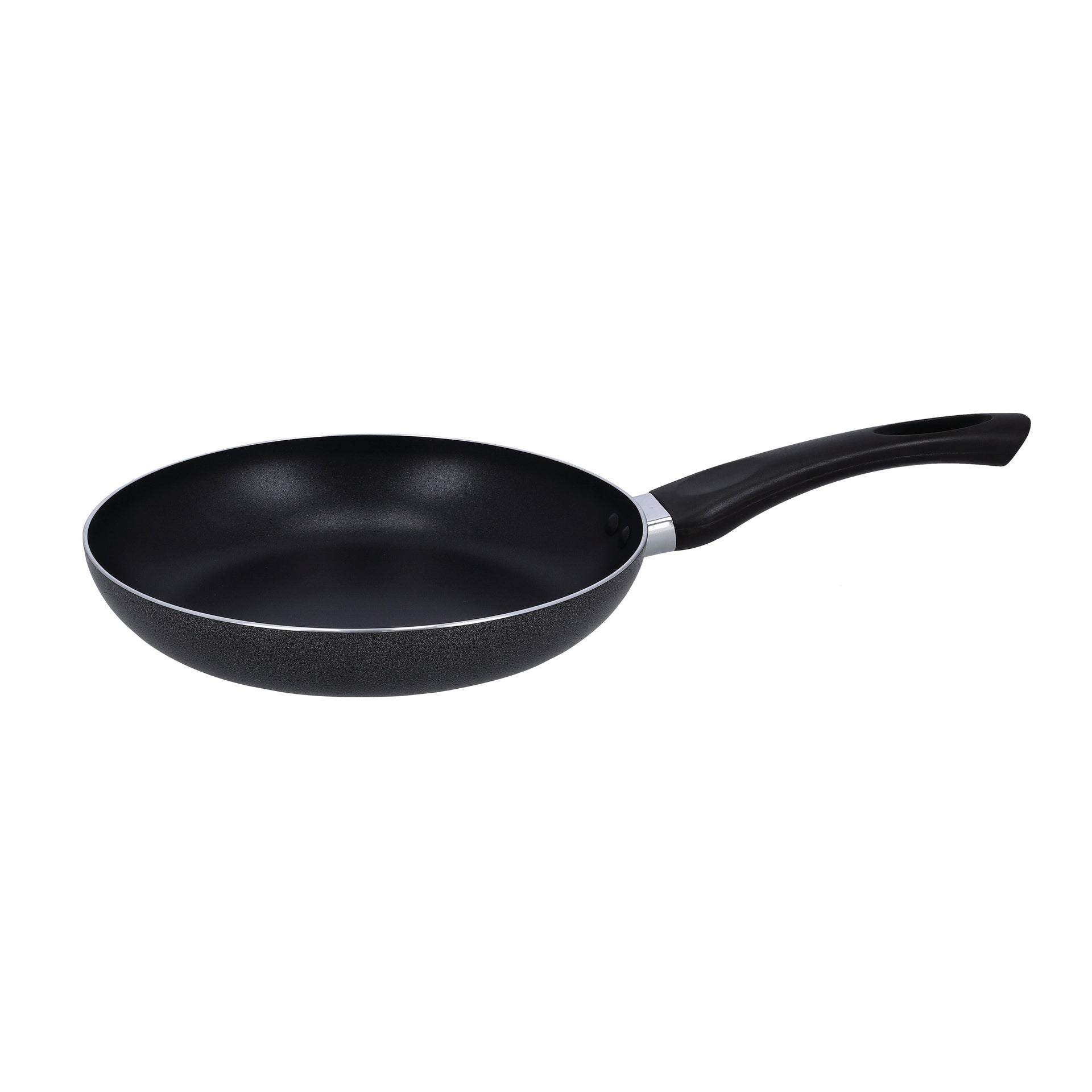 7-Piece Aluminium Marble Coated Cookware Set Black