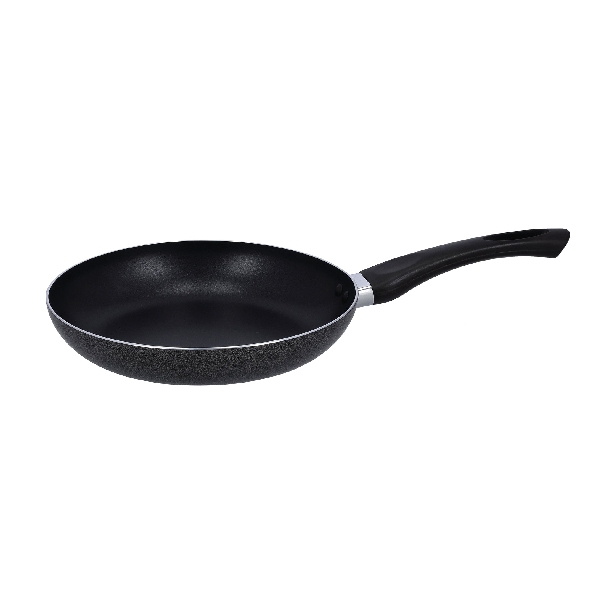 7-Piece Aluminium Marble Coated Cookware Set Black