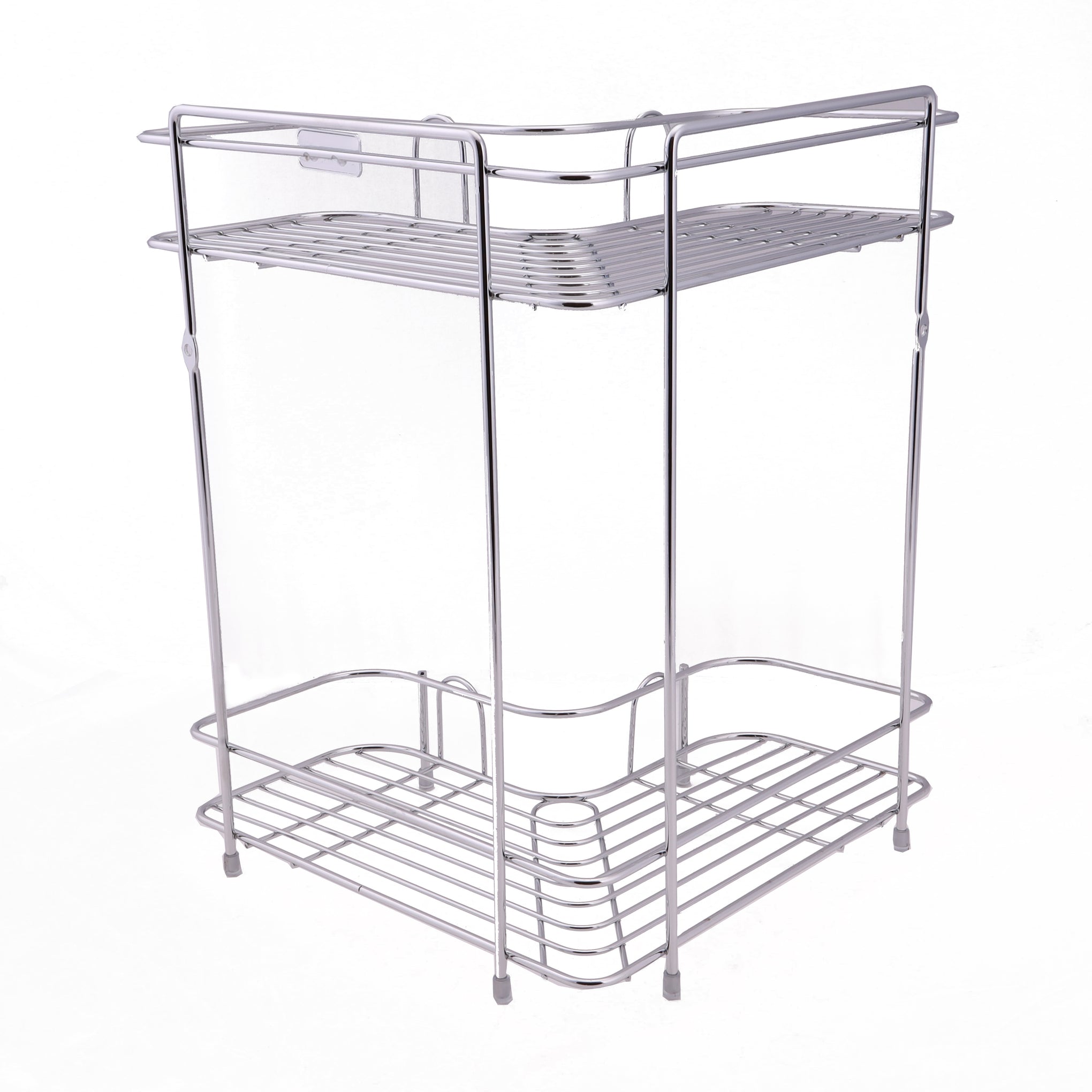 2L Corner Rack Made Of Durable Steel High Quality Chrome Plated