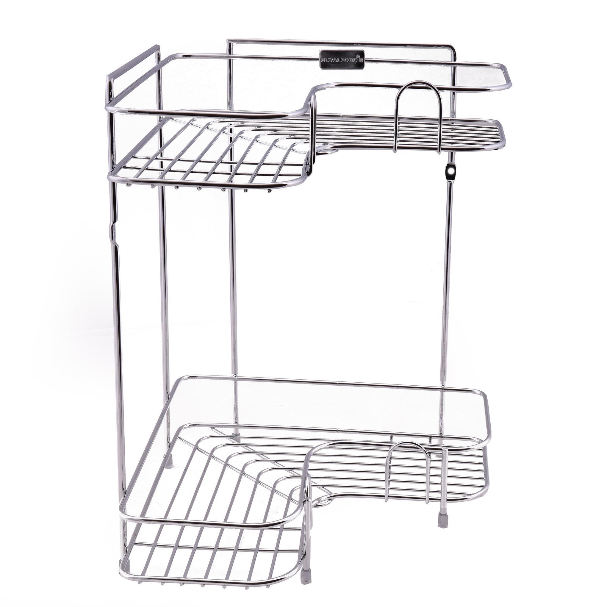 2L Corner Rack Made Of Durable Steel High Quality Chrome Plated