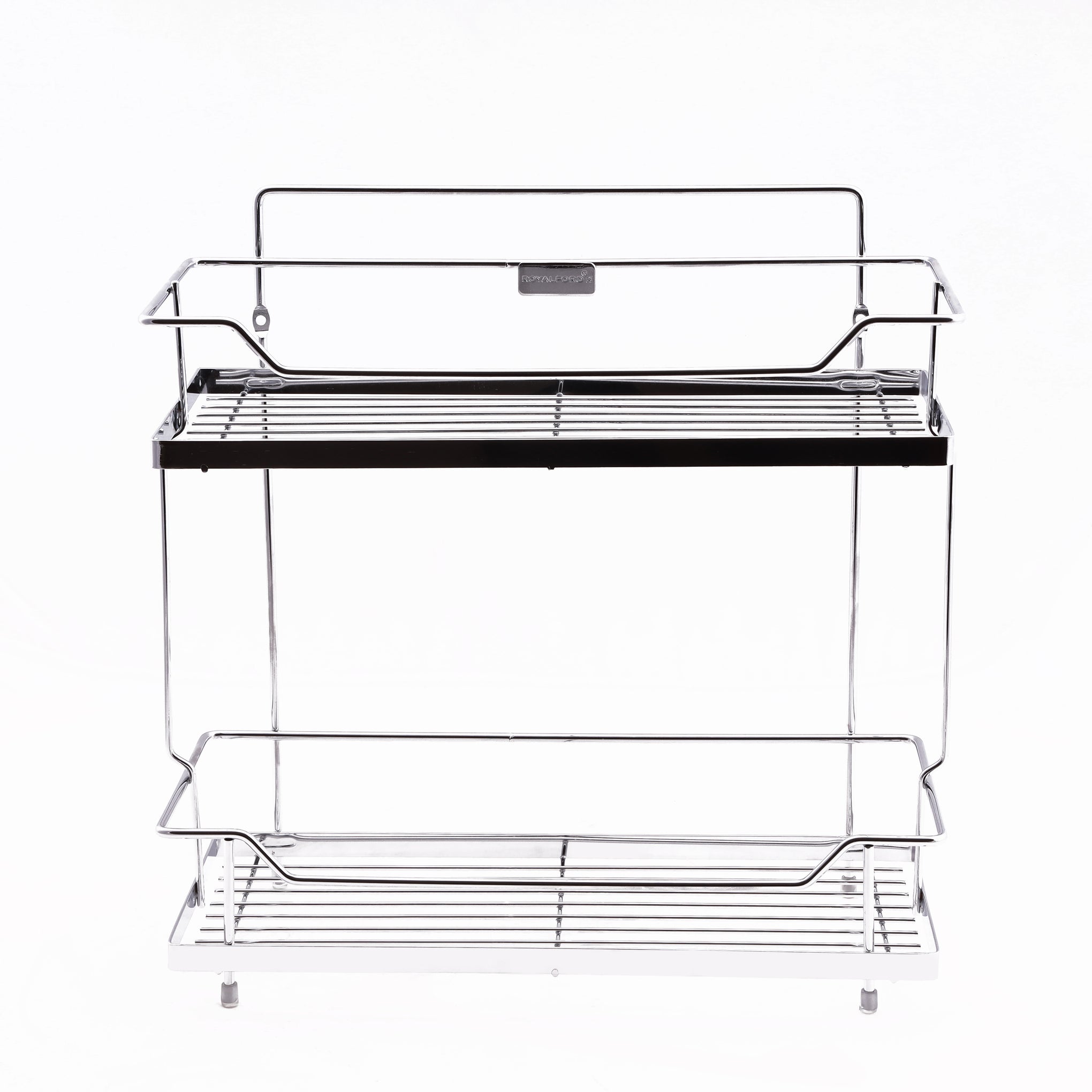 2 Layer Kitchen Rack Silver