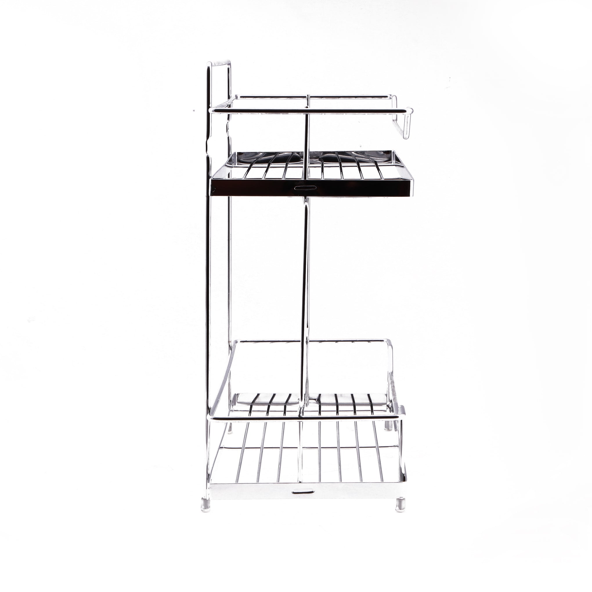 2 Layer Kitchen Rack Silver