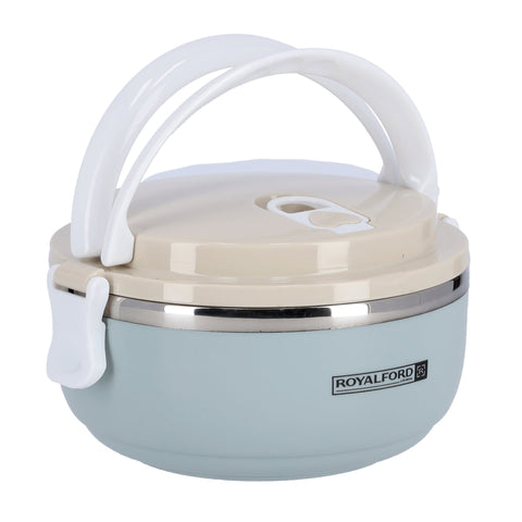 Single Layer Round Lunch Box Blue/Pink 700ml