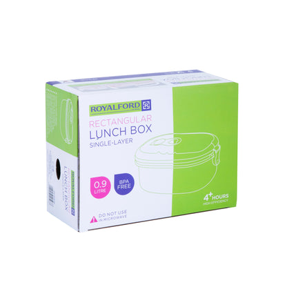 Leak Proof Lunch Box Beige/White 900ml