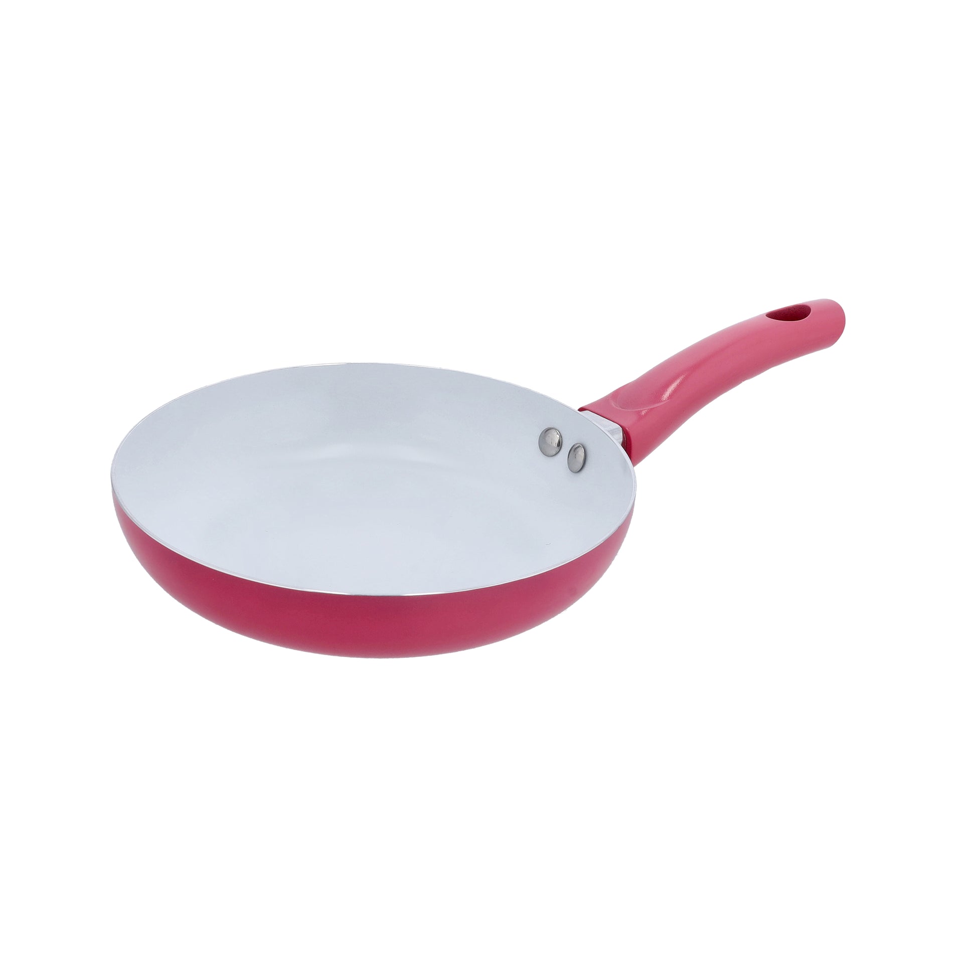 3-Piece Frying Pan Set Pink Frying Pan Medium 26, Frying Pan Small 20cm